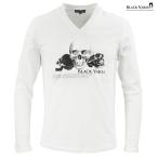 BlackVariaVネック長袖T...