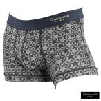 Gravevault ボクサーパンツ ショート 星 スター 下着 日本製 アンダーウェア メンズ(ブラック黒グレー灰色) 3051862