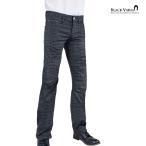 BLACK VARIA длинные брюки в клетку ботинки cut сделано в Японии Rollei z низ колодка cut мужской ( черный чёрный Glenn проверка ) 232101