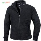 ショッピング刺繍 VIOLA rumore ヴィオラルモーレ ビオラ 中綿ジャケット ストライプ起毛 刺繍 アウター ダウンジャケット mens メンズ(ブラック黒) 62105