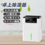 除湿機 大容量 2.2L 卓上除湿機 小型 15畳 強力除湿 ダブルペルチェ式 除湿器 衣類乾燥 除湿量1L/日 静音 自動除霜機能 タイマー機能 満水自動停止
