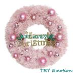 クリスマスリース ドアリース クリスマス花輪 ドア店舗 new 庭園 部屋 壁飾り ガーランド バラ 人工造花 飾り デラックスリース 北欧風 ピンク 30405060cm