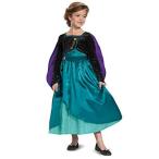 Disney Frozen 2 Anna Costume for Girls  Deluxe Dress and Cape Outfit 並行輸入