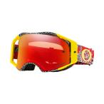 【特価処分】Oakley オークリー Airbrake エアブレイク MX ゴーグル Dazzle Dyno ダズルダイノ レッドイエロー プリズムMXトーチイリジウムレンズ OO7046-66