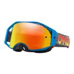 Oakley オークリー ゴーグル モトクロス用 Airbrake MX エアブレイク ブルークラックル/ファイアーイリジウム OO7046-E3