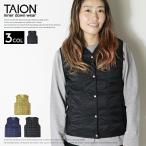 タイオン taion TAION ダウンベスト Vネック インナーダウン ダウンジャケット レディース lady's ドメスティック ブランド TAION-w001