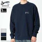 デンハム DENHAM トレーナー スウェット クルーネック 刺繍 ロゴ シザーズマーク ワンポイント シンプル アメカジ メンズ 国内正規品 海外ブランド 01-25-09-60