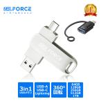 [ максимальный 600 иен скидка ][ местного производства IC установка ( Toshiba 9T25)]USB память 2in1 USB3.0 USB-C 64GB Windows Mac PC i-Phone i-Pad емкость нехватка аннулирование смартфон планшет 