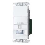 パナソニック WTK1511W コスモシリーズワイド21 壁取付 熱線センサ付自動スイッチ 2線式・片切 動作時間可変形 明るさセンサ・手動スイッチ付 ホワイト