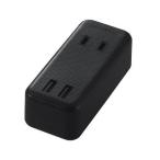 Yahoo! Yahoo!ショッピング(ヤフー ショッピング)エレコム MOT-U07-22BK 電源タップ USB コンセント 直挿し USB×2個 AC差し込み口×2個 2.4A ブラック