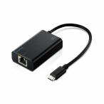 ¥¨¥ì¥³¥à EDC-GUC3P-B ÍÀþLAN¥¢¥À¥×¥¿¡¼ USB¥¿¥¤¥×C ( 3.1Gen1 ) Power Delivery3.0Âбþ ºÇÂç¶¡µëÅÅÎÏ100W ¥Ö¥é¥Ã¥¯