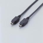  Elecom IEEE1394 FireWire кабель 400 ( i.LINK*DV ) 4pin-4pin 1.0m черный IE-441BK IEEE1394 кабель бесплатная доставка ELECOM