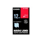 カシオ NAME LAND スタンダードテープ 12mm×8m 赤/白文字 XR-12ARD 1個