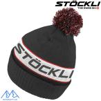  stock li вязаная шапка бонбон вязаная шапка черный красный STOCKLI Beanie 9900362