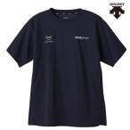 デサント ムーブスポーツ Tシャツ ネイビー 吸汗速乾 ストレッチ UVカット エクシードライ ショートスリーブシャツ DESCENTE MOVE SPORT EXCDRY NV DMMVJA53-NV