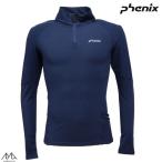  Phoenix женский лыжи нижняя рубашка внутренний половина Zip темно-синий PHENIX TWINPEAKS WOMENS 1/2 ZIP TEE NAVY ESW22LS50