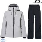  Oacley лыжи одежда серый черный OAKLEY Canopy Insulated Jacket Pant cement blackout FOA407383-314 FOA407388-02E