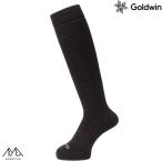  goldwin средний толщина лыжи носки шерсть гольфы черный GOLDWIN Medium Weight Wool High Socks Black GC24395-BK