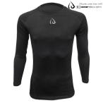 ID one нижний одежда обратная сторона ворсистый длинный рукав футболка L-TSHIRT BLACK I ti- one нижняя рубашка черный ID33