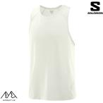 サロモン ランニングタンクトップ ノースリーブ ホワイト SALOMON SHKout CORE TANK M ICICLE LC2435800