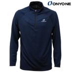  Onyone нижняя рубашка высокий g letter - мужской длинный рукав половина Zip темно-синий ONYONE HYGLATER ZIP UP LONG SLEEVE OKJ95720-699