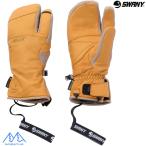  Swany Gore-Tex 3 пальцев лыжи перчатка Val can 3 пальцев SWANY Valcan SGL / DBE SX-113-SGLDBE