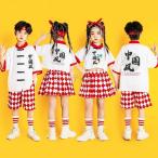  Cheery da- лето Kids танцевальный костюм hip-hop HIPHOPs брюки ребенок одежда Корея stage костюм Kids Jazz Dance Dance одежда тренировка надеты 