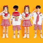  Cheery da- лето Kids танцевальный костюм hip-hop HIPHOPs брюки ребенок одежда Корея stage костюм Kids Jazz Dance Dance одежда тренировка надеты 