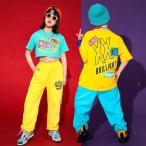  Kids танцевальный костюм hip-hop Корея ребенок одежда HIPHOP stage костюм отвечающий .. Jazz Dance мужчина девочка верх и низ в комплекте презентация . рука футболка 