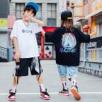  танцевальный костюм hip-hop мужчина девочка Корея HIPHOP верх и низ в комплекте Kids танцевальный костюм ребенок одежда отвечающий .. stage костюм jazz спортивная форма тренировка надеты 
