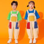  комбинезон лето короткий рукав Cheery da- Street Dance Kids Dance хлопок t рубашка мужчина девочка 