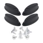  багаж держатель боковой футов, багаж низ Tad подставка, черный футов накладка, для замены, багаж низ боковая стойка футов 