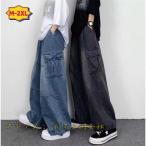  Denim брюки брюки-карго для мужчин и женщин большой размер свободно body type покрытие широкий брюки брюки багги танцевальный костюм hip-hop hip-hop