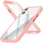 iPhone12 mini ケース クリア 耐衝撃 campino カンピーノ Anti-shock SlimCase スリム フラミンゴピンク 3色の付替ボタン 衝撃吸収率85% CP-I001-HYAS/PK