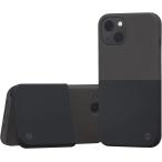 ショッピングiphone13 mini ケース iPhone13 mini ケース 耐衝撃 campino カンピーノ OLE stand II オレスタンド2 スタンド機能付き チャコールグレイ ランプブラック CP-I004-CBSD/RB