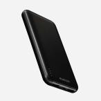 ELECOM тонкий compact мобильный аккумулятор (10000mAh) EC-C37BK черный 15W 3 порт Type-C×1 USB-A×2 microB( ввод специальный )