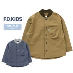 ブルゾン キッズ エフオーキッズ アウター シャツ ジュニア 女の子 男の子 ジャケット 春秋冬 おしゃれ 90 100 110 120 130 140 150 子供服 かわいい
