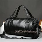 ドラムバッグ ショルダーバッグ メンズ 革鞄 かばん PUレザー 紳士バッグ お洒落 肩掛け 通学 斜め掛け 紳士鞄 牛革 通勤 出張 大きい容量 旅