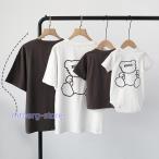 親子コーデ ベビー服 ロンパース 子供服 赤ちゃん カバーオール Tシャツ 半袖 ペアTシャツ 親子ペアルック 兄弟お揃い ペアルック リンクコーデ キッズ ジュニア