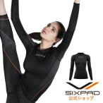 ショッピングシックスパッド トレーニングウェア シックスパッド トレーニングスーツ ロングスリーブトップ WOMEN SIXPAD sixpad 大胸筋 ストレッチ MTG 着圧