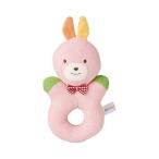 ミキハウス（ベビー）(mikihouse) 初めてのおもちゃ ラトル(０ヶ月から)（46-1191-365） ピンク（08）