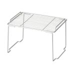  жемчуг металл кухня подставка белый ширина 27.5cm в машине накладывающийся полки Mini Blanc кухня HB-4446