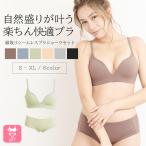 ショッピングシームレス ショーツ シームレス ブラショーツ ノンワイヤー ブラジャー ショーツ セット 脇肉 脇高ブラ ブラ&ショーツ ブラショーツ ブラセット