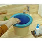 [ отметка 5 раз ] Shigaraki . умывание миска модный японский стиль уборная контейнер тубус type Турция . точка рисунок уборная горшок встроен умывание контейнер уборная горшок уборная миска керамика Shigaraki жарение (MMK7-12S-D)