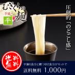 お試しセット 1000円 送料無料 むぎくらの麺 平麺 6人前 手延べ 細うどん ポイント消費 巽製粉 麦坐 OT-HT