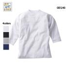 7分袖tシャツ tシャツ トップス メンズ 無地 インナー レディース カットソー カジュアル 6.2オンス ( CROSS&STITCH / クロス&ステッチ ) OE1240