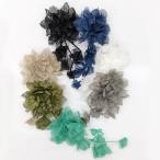 シフォン花コサージュ