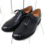 【10%OFFクーポン配布中】SANDERS (サンダース)『Military Punched Cap Oxford』(Black)
