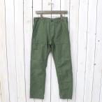 ショッピングラッピング無料 【10%OFFクーポン配布中】orSlow (オアスロウ)『SLIM FIT FATIGUE PANTS』(GREEN) (メンズ)