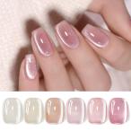 BORN PRETTY ジェルネイル マグネットジェル キャッツアイネイルカラーセット 磁石付き キャッツアイ ラメ入り ジェルネイル カラ